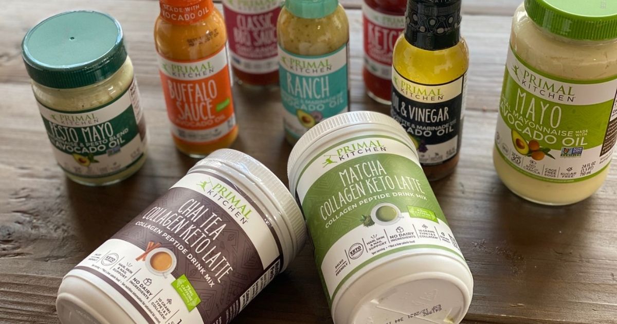 Primal Kitchen products on a table