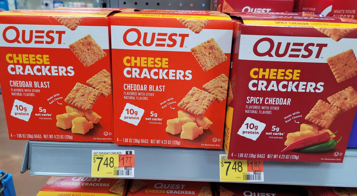Quest Cheese Crackers from Walmart