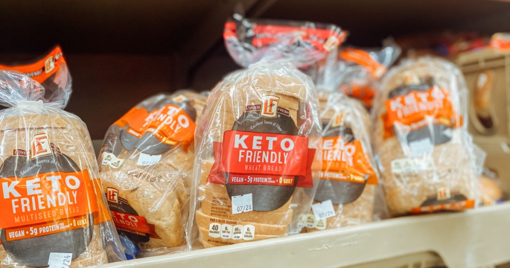 aldi keto bread on shelf