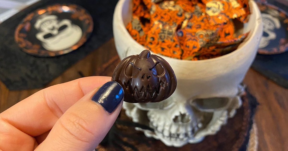 choc zero pumpkin candy