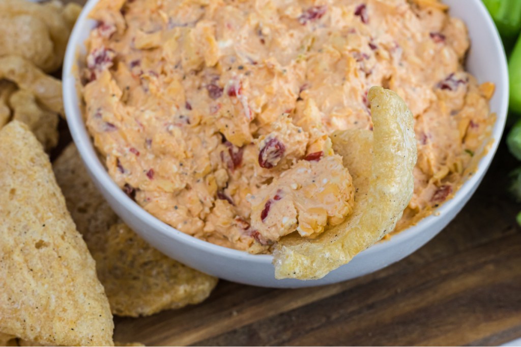 Easy Keto Pimento Cheese Dip (Pork Rinds New BFF) Hip2Keto