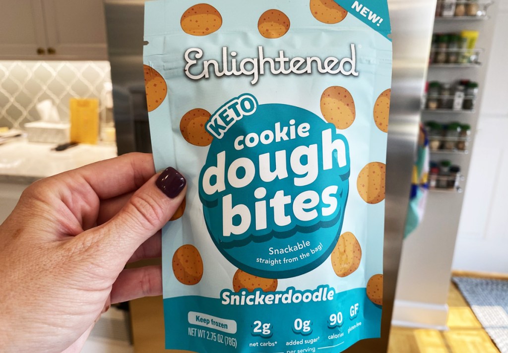 keto snickerdoodle cookie dough bites