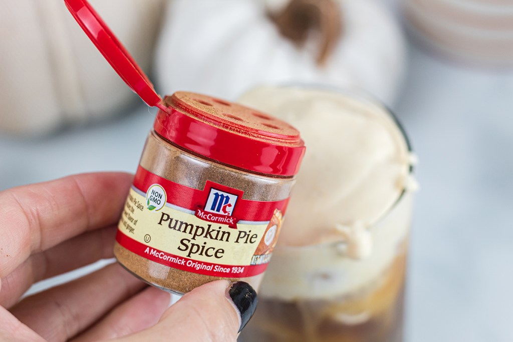 pumpkin pie spice jar