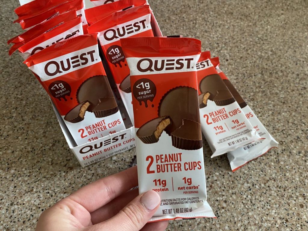 Peanut Butter Cups with 11 grams of Protein (2 Cups per Package / 12  Packets) by Quest Nutrition at the Vitamin Shoppe