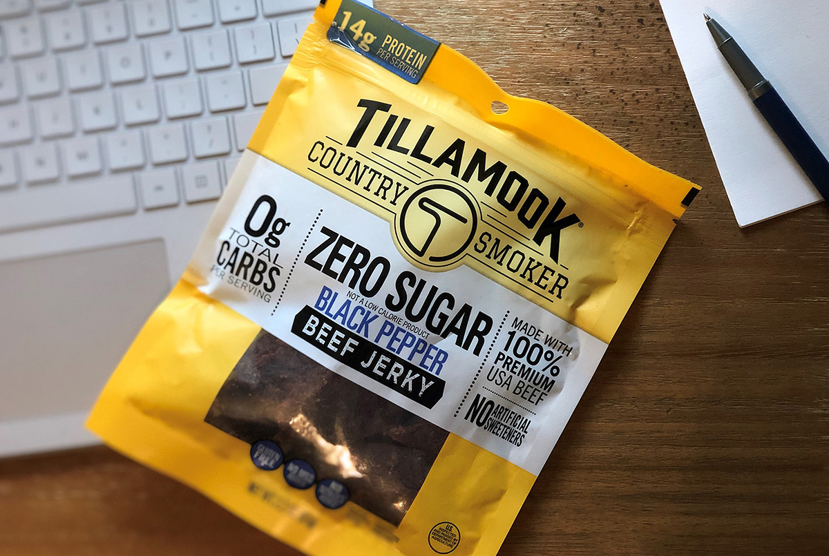 tillamook zero sugar jerky