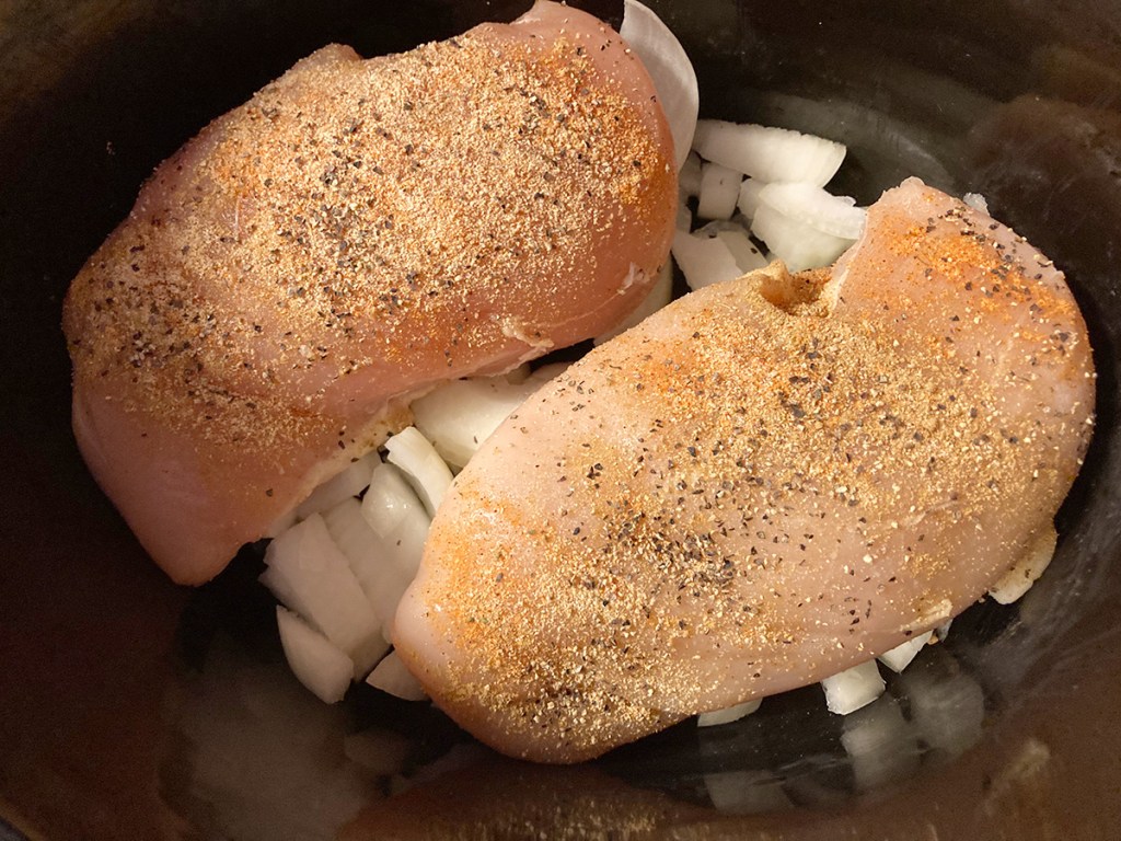 Keto Crockpot Chicken Enchilada Soup - Cheesy & Creamy