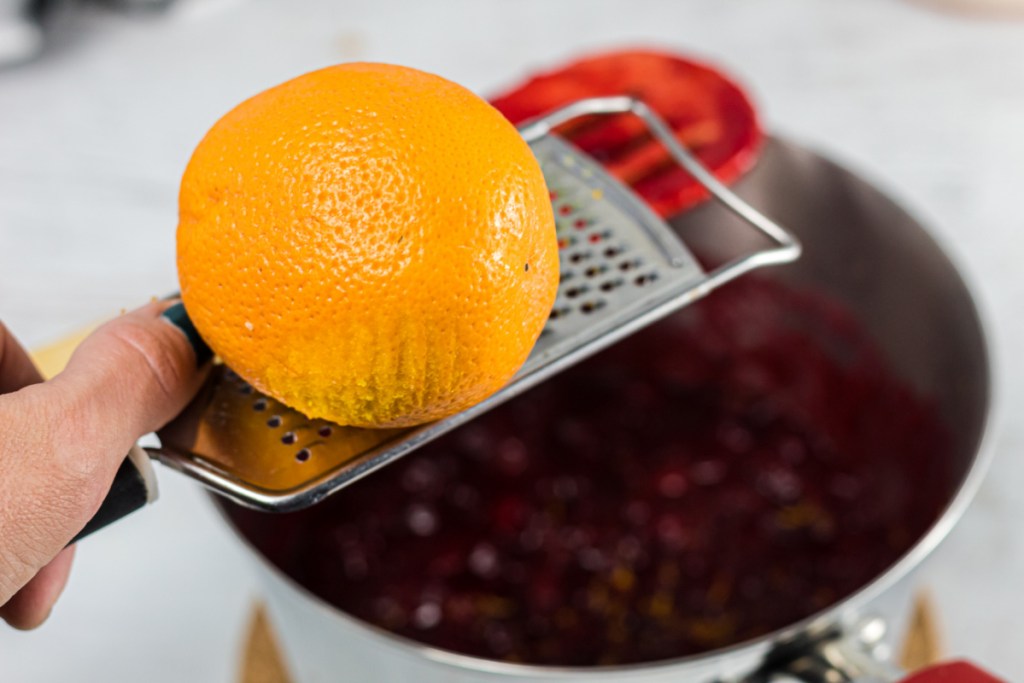 grading orange zest