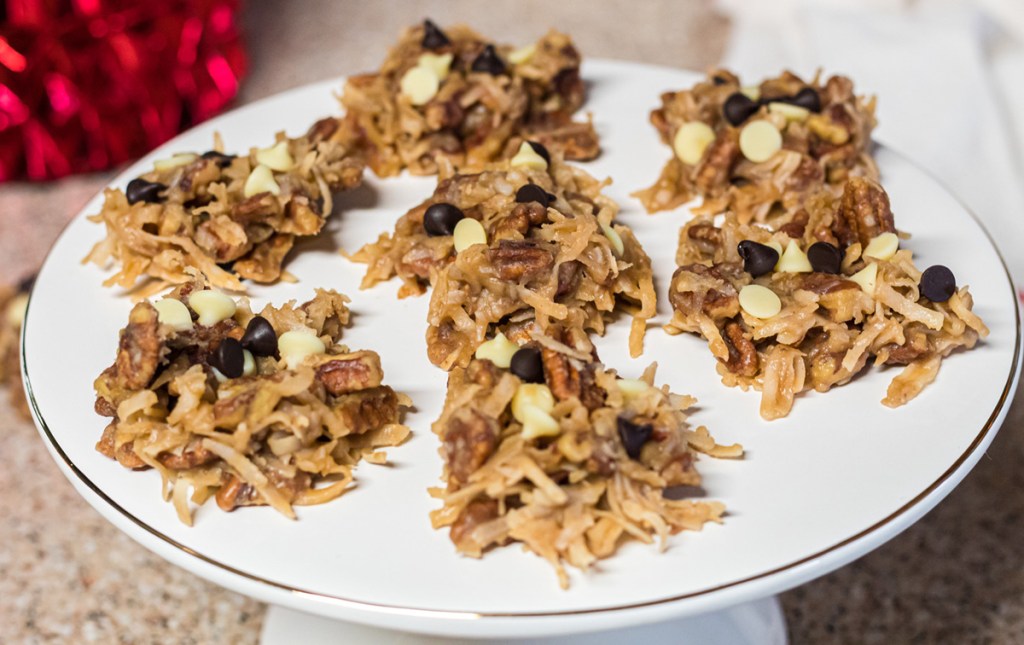 keto no bake pecan cluster cookies