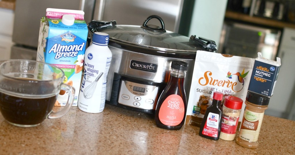 slow cooker gingerbread latte