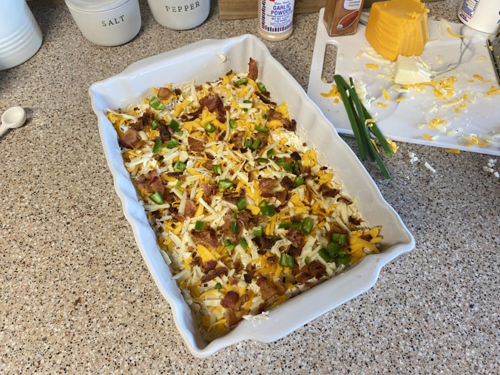 Keto Chicken Jalapeno popper Casserole