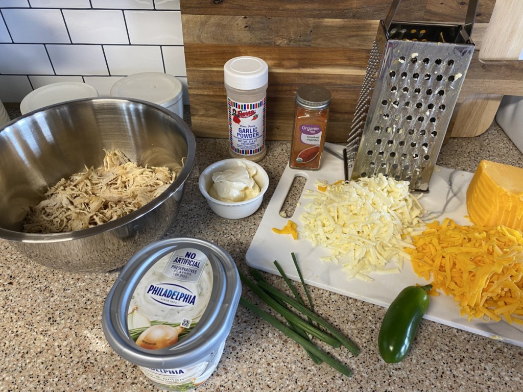 ingredients for chicken jalapeno casserole