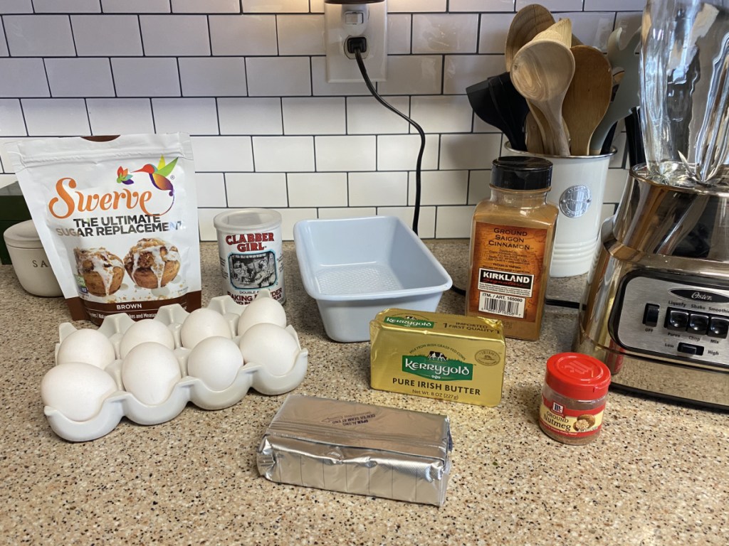 ingredients for egg loaf bread
