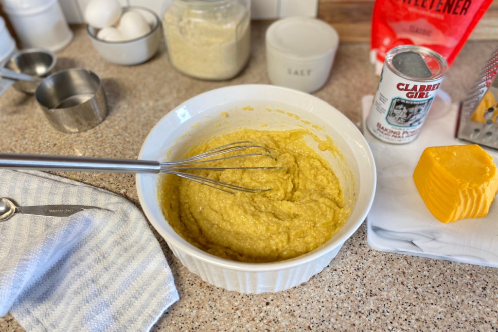 keto cornbread batter