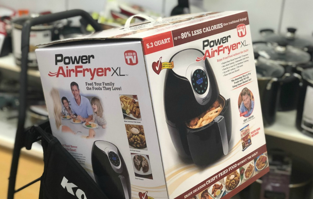 As Seen on TV Power Air Fryer, Black, 5.3 Qt