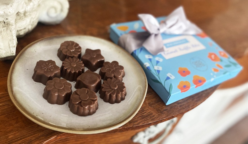 choczero coconut truffle candy on plate