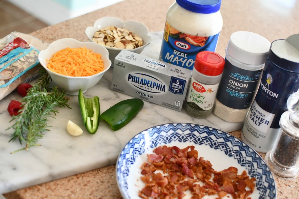 keto bacon cheddar cheese ball ingredients