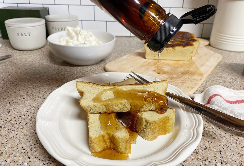 keto french toast on a plate