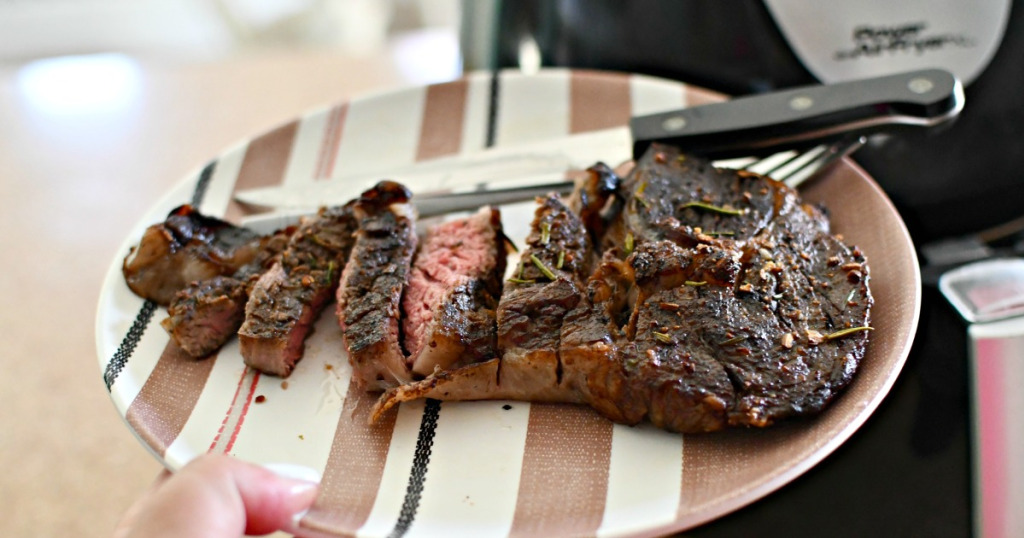 steak reheated in air fryer