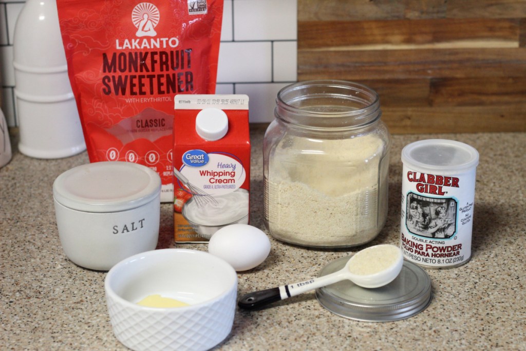 ingredients for keto english muffin