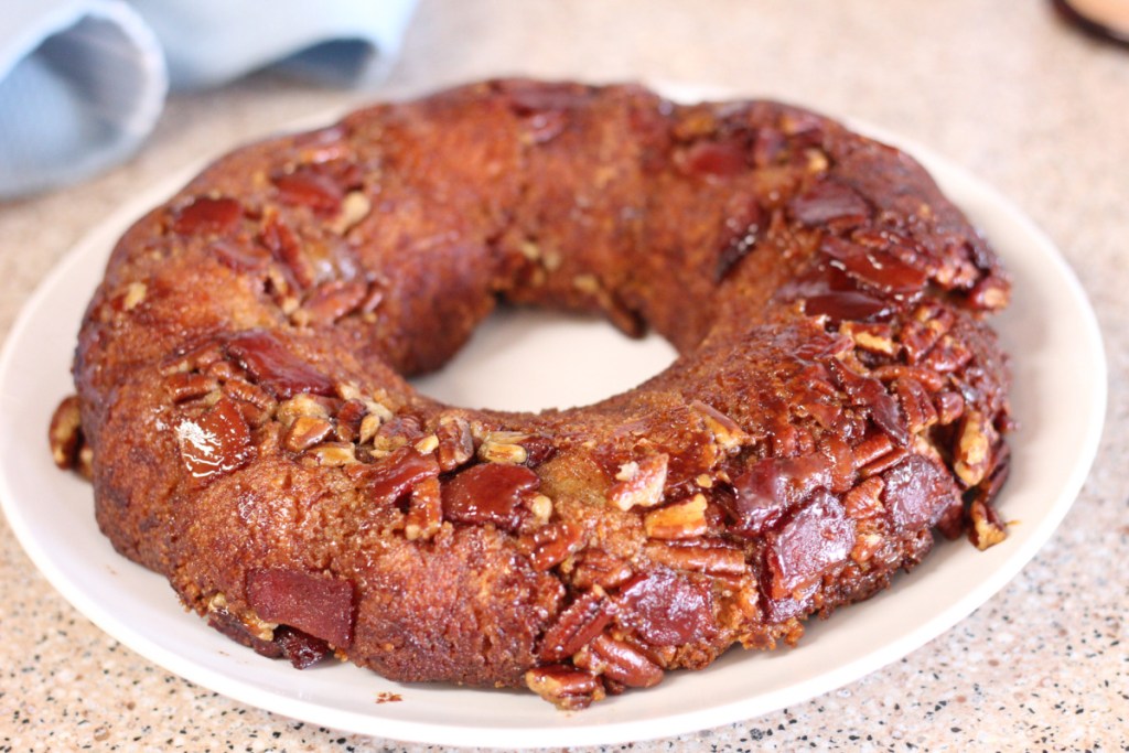 keto monkey bread on a plate