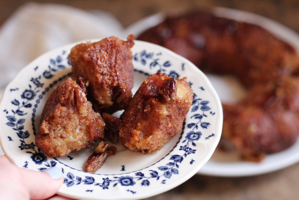 plate of keto monkey bread