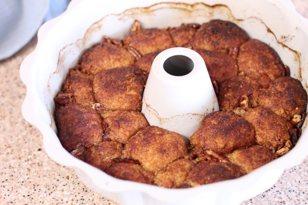 finished keto monkey bread