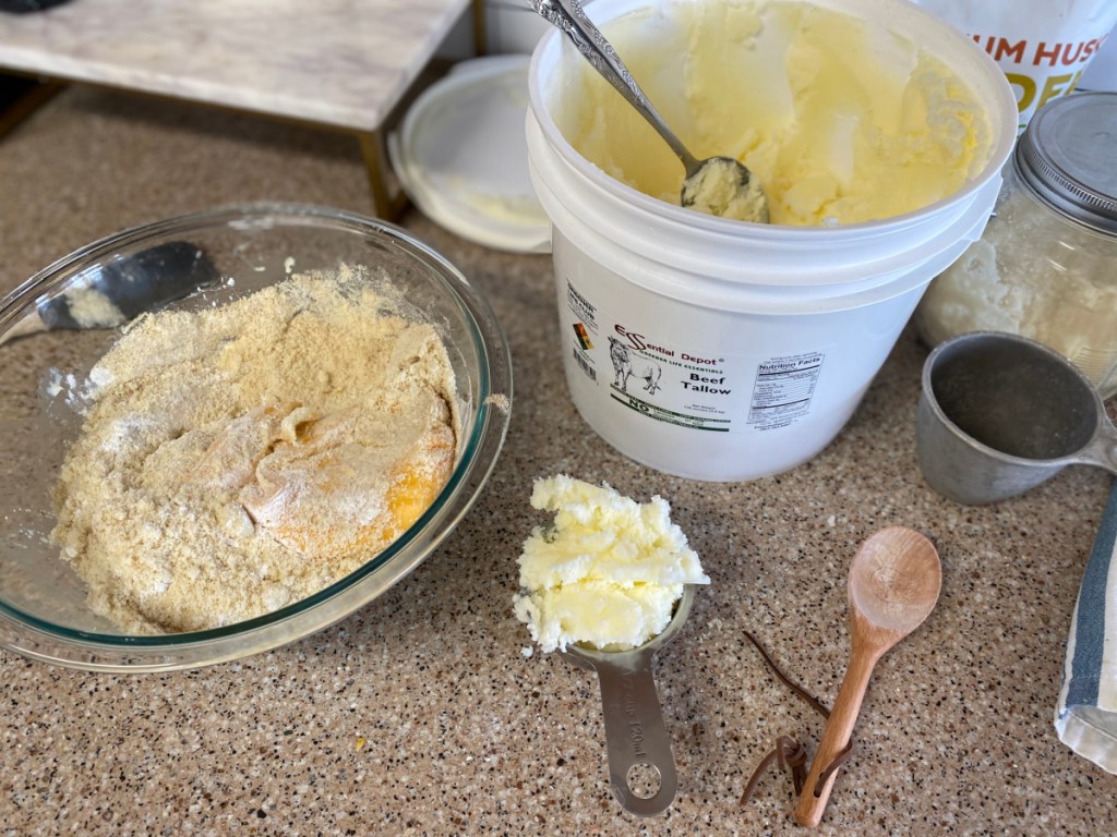 Ingredients for keto masa