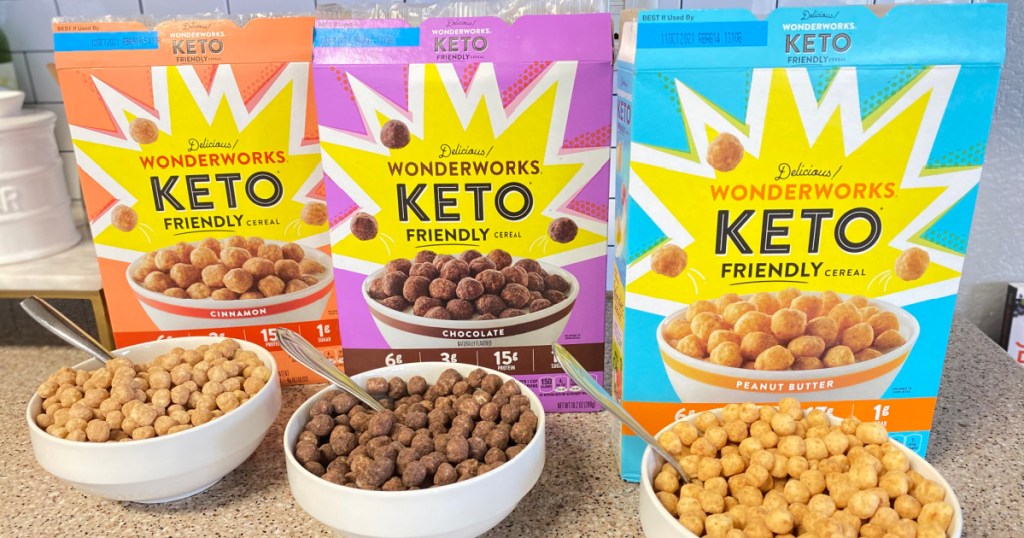 3 bowls of Keto-Friendly Cereal