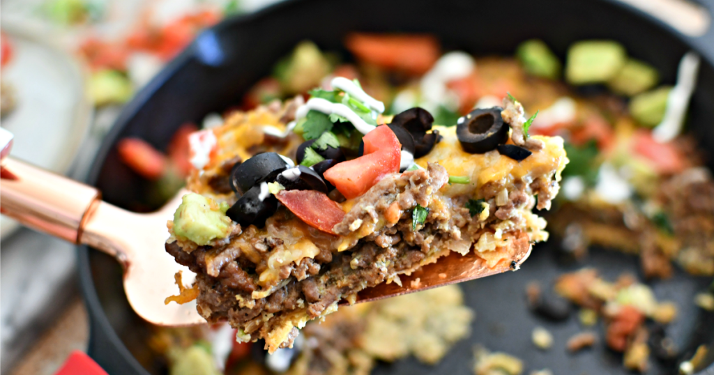 easy keto taco pie