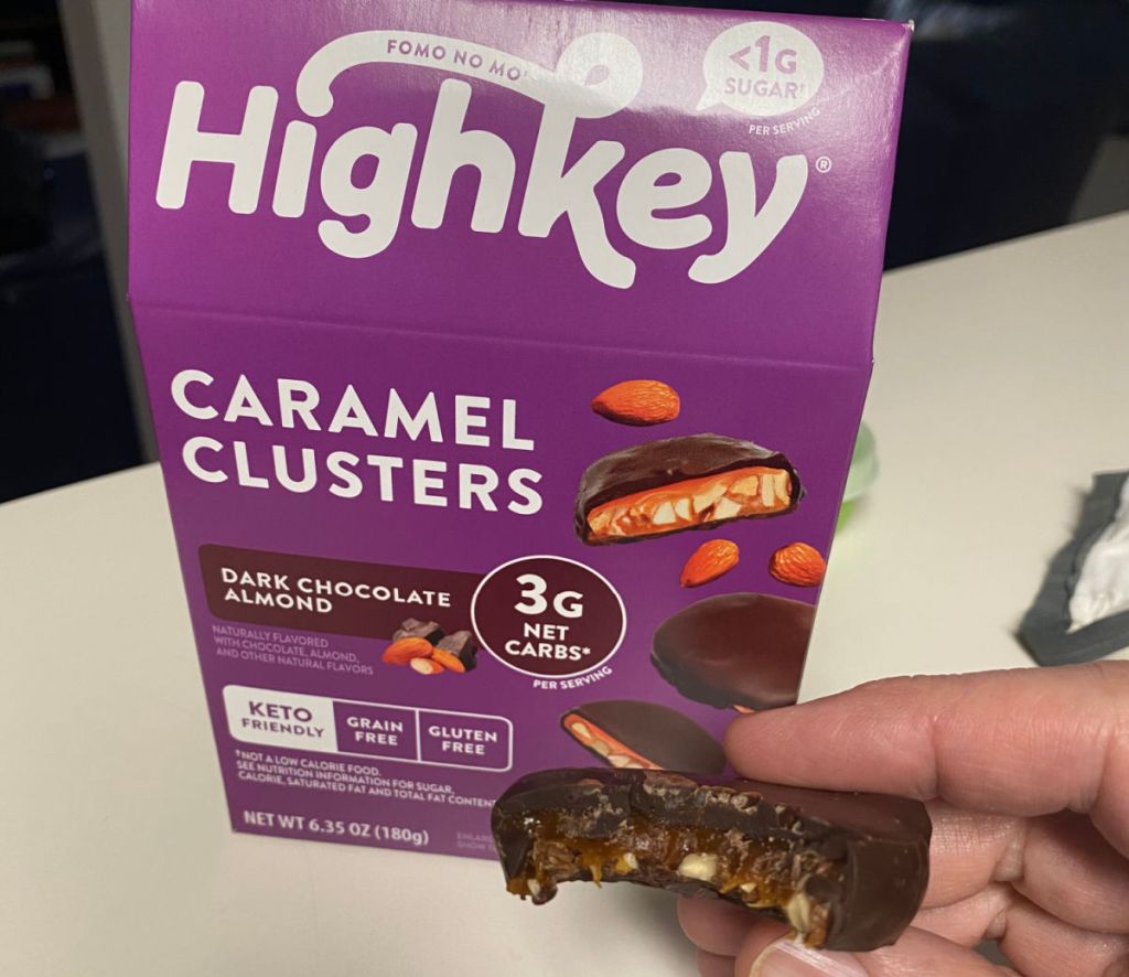 HighKey caramel clusters