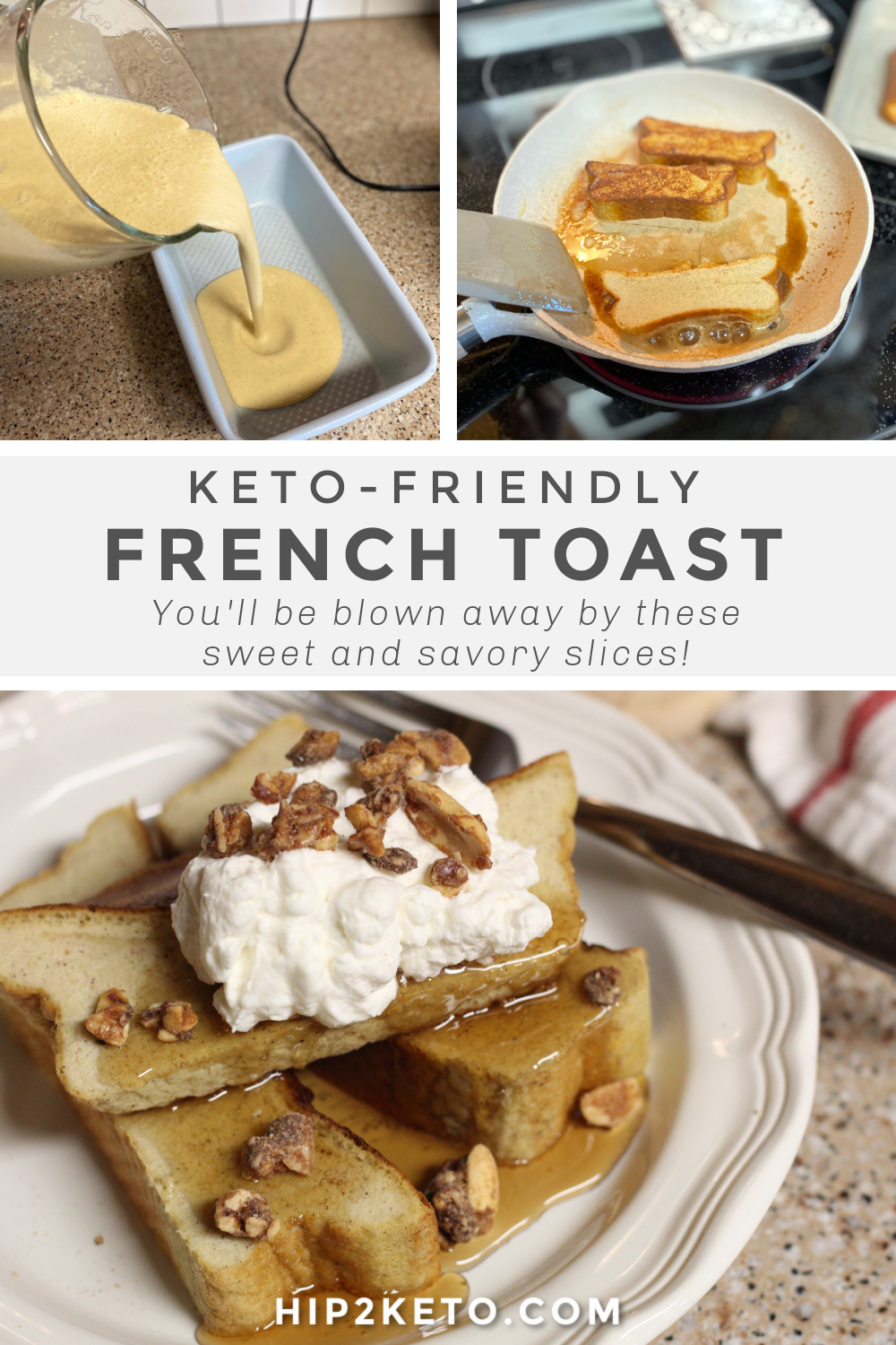 Easy Keto French Toast (Less Than 3g Net Carbs) | Hip2Keto