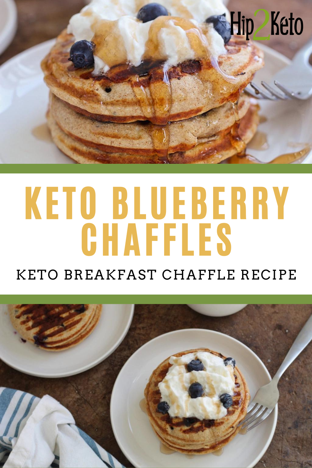 Add Keto Blueberry Chaffles to Your Breakfast Menu | Hip2Keto