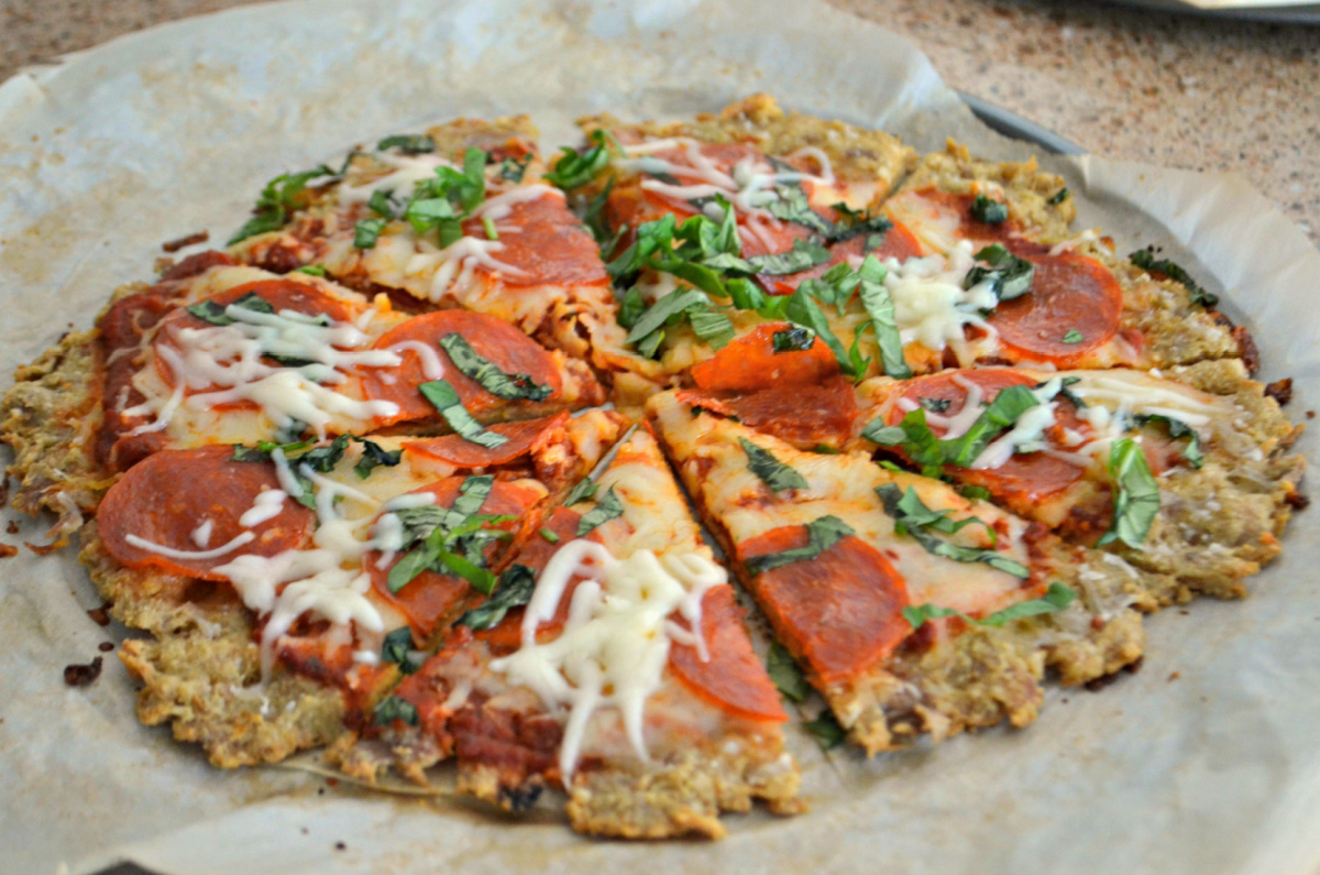 a low carb pizza 