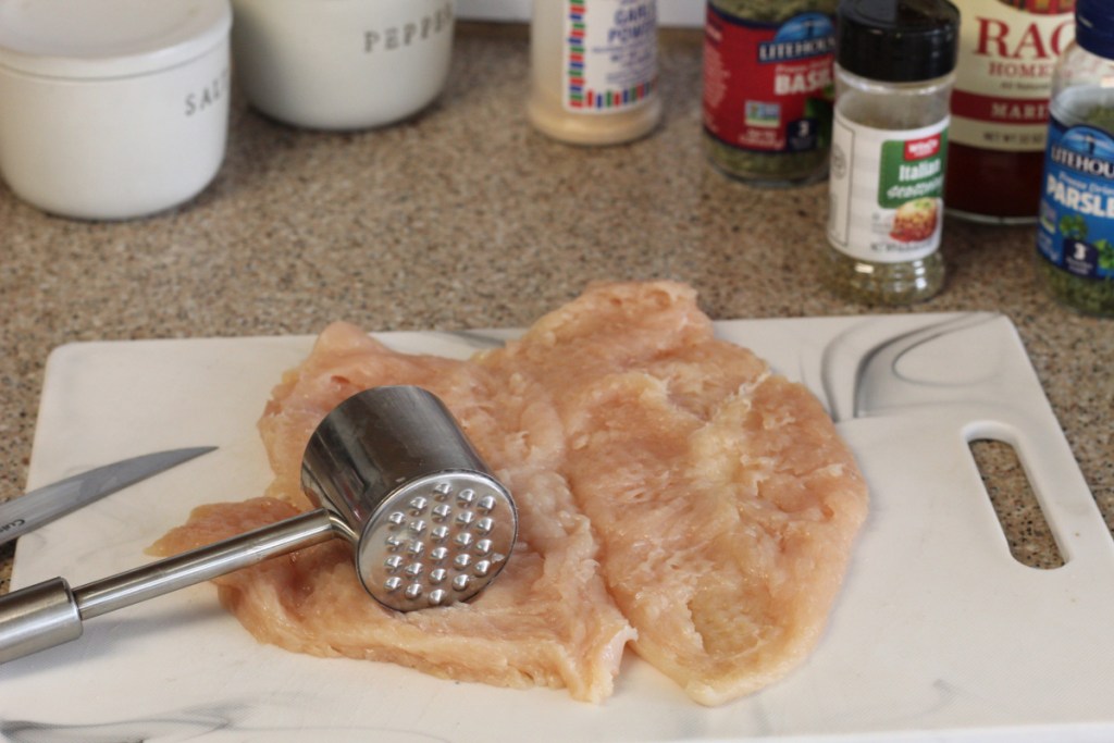 tenderizing chicken