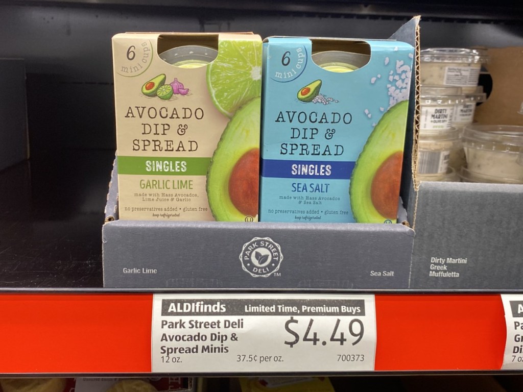 Avocado Dips at ALDI