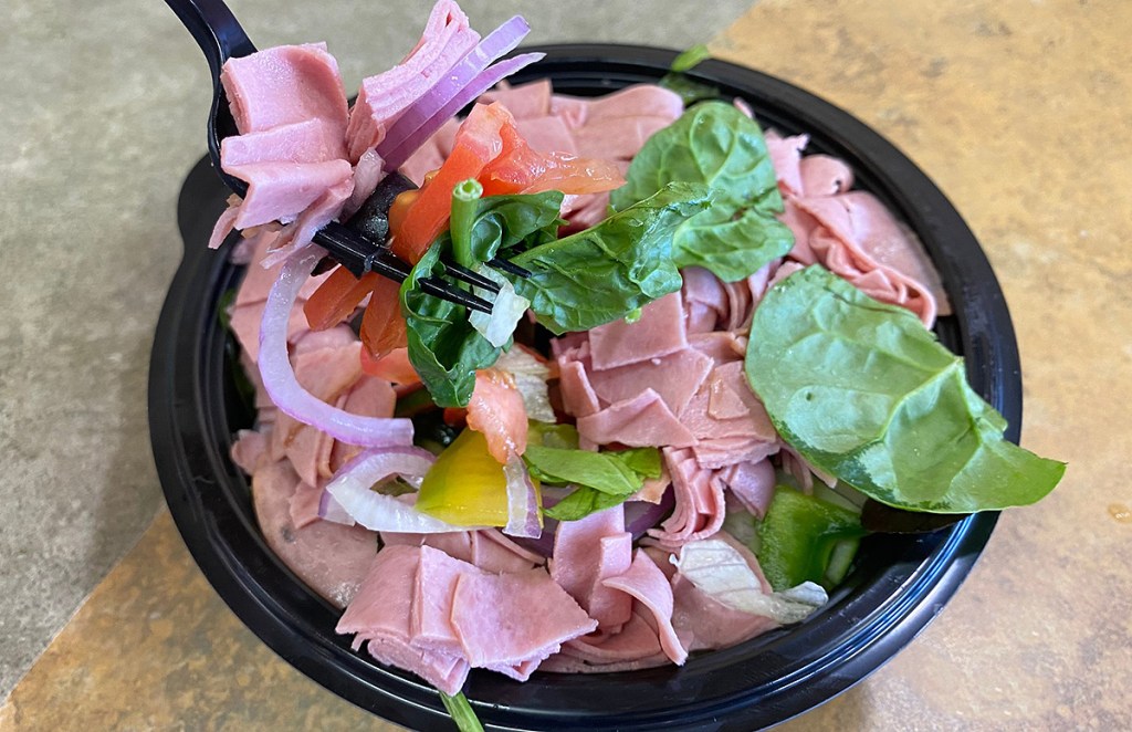 cold cut protein bowl