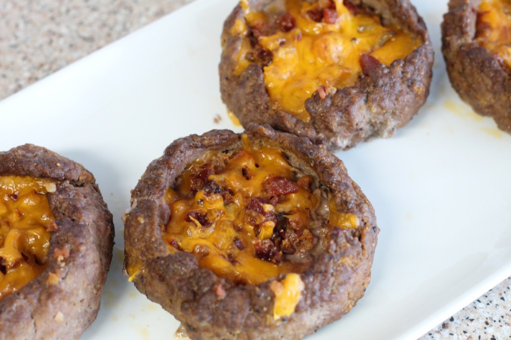 hamburger bowl on plate