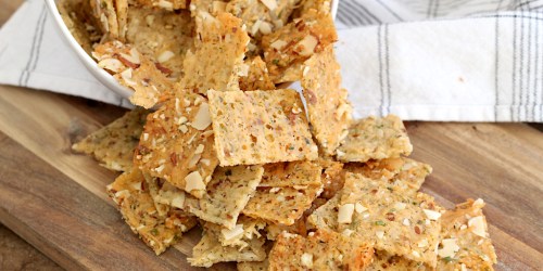 Get Your Crunch on With Sour Cream & Chive Keto Crackers