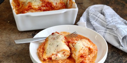 Our Keto Lasagna Stuffed Chicken is Bursting with Italian Flavor