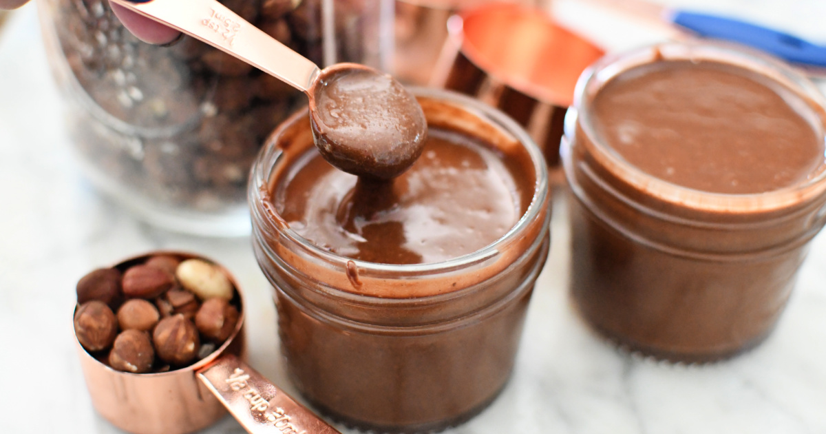 spoonful of keto nutella