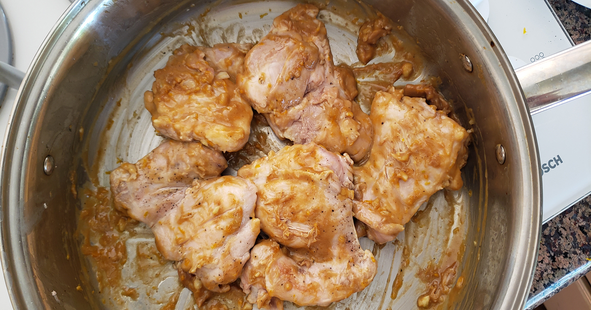 chicken thighs ready to bake