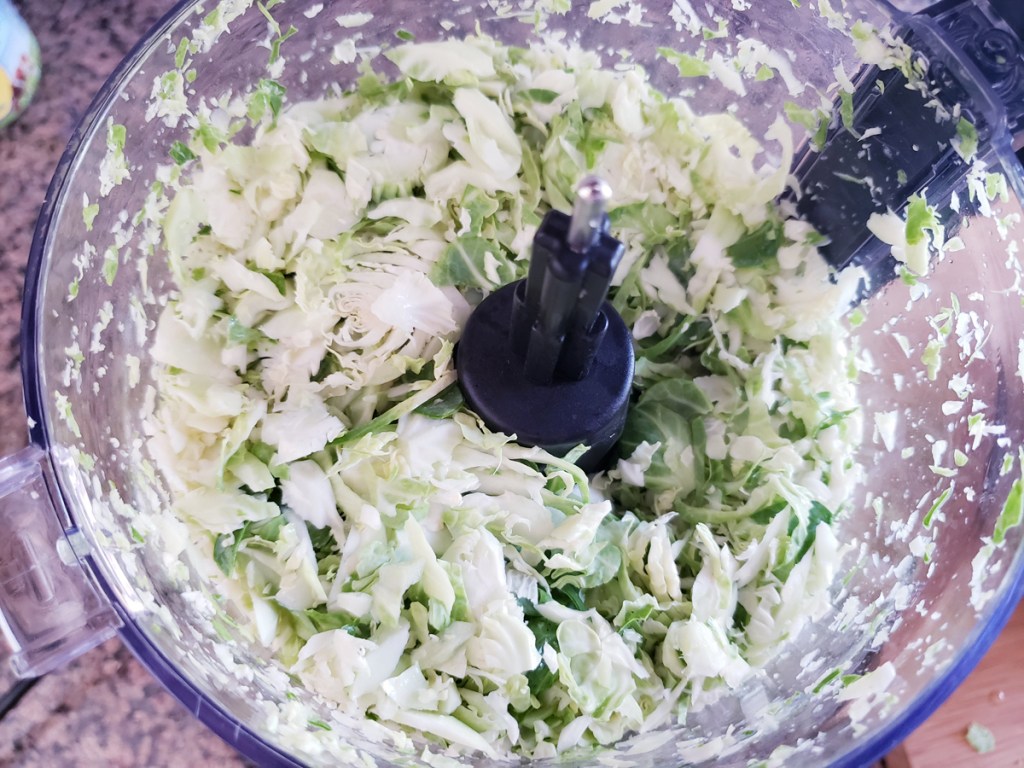 Brussels in food processor