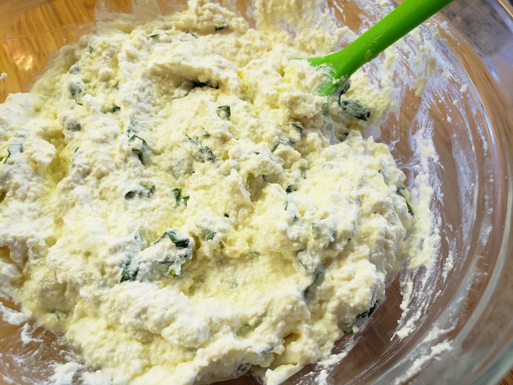 Ricotta cheese mixture for low carb lasagna
