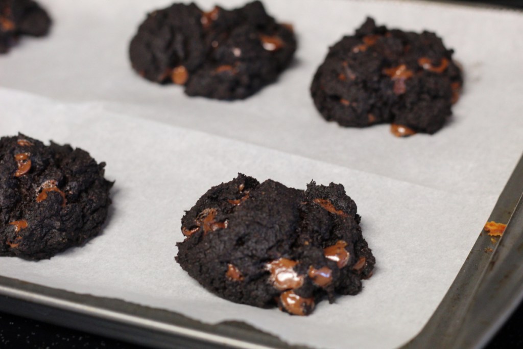 baked keto avocado chocolate cookies