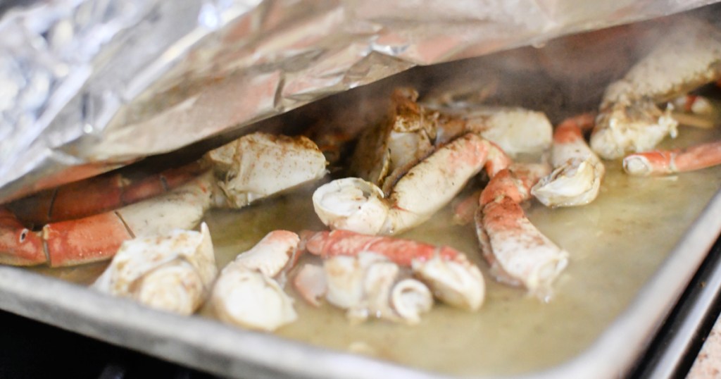 how to steam crab legs in the oven