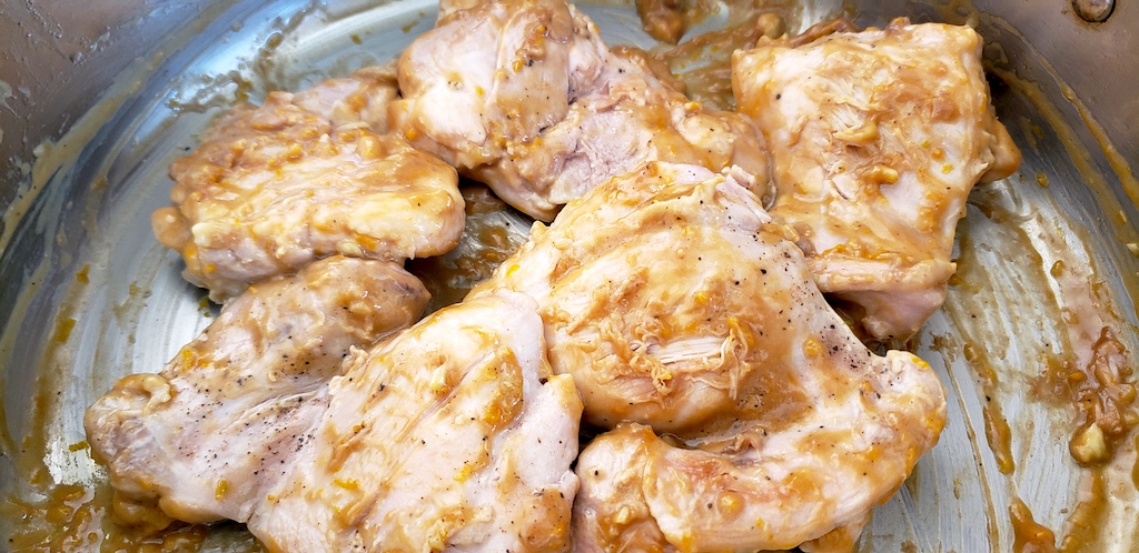 lemon chicken thighs in sauce 