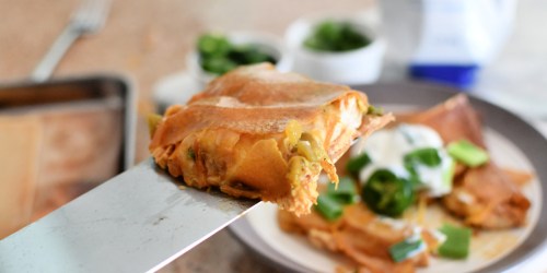Keto Sheet Pan Cheesy Chicken Quesadillas (Genius Dinner Idea!)