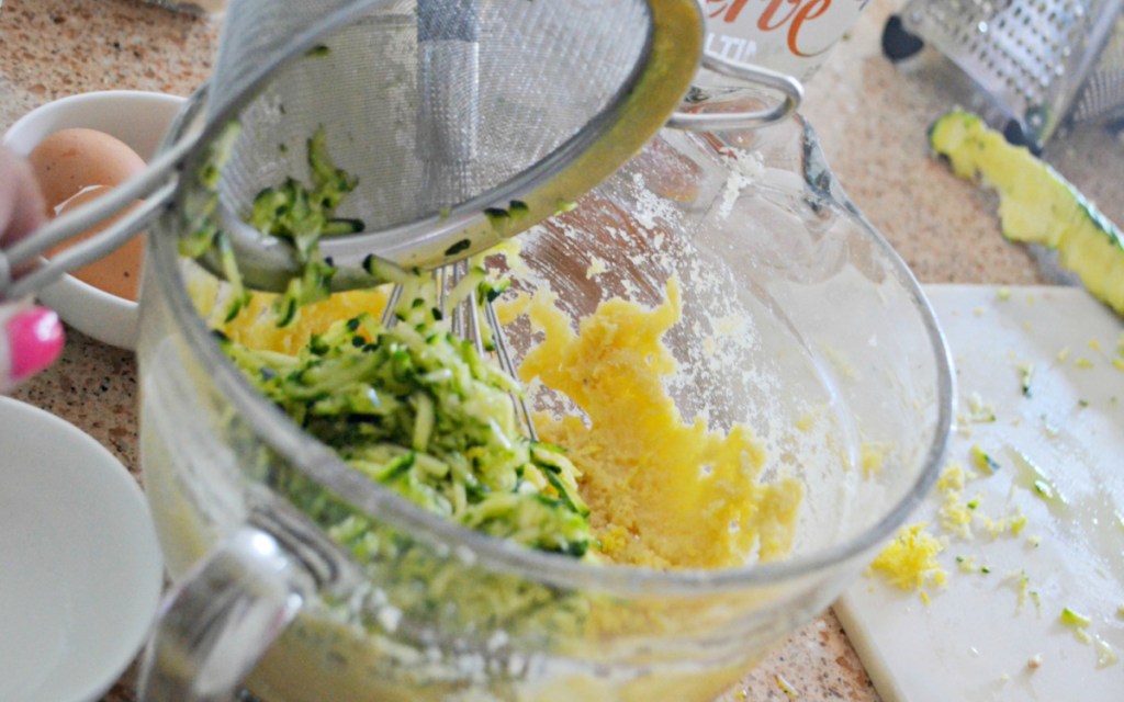 keto lemon zucchini bread batter