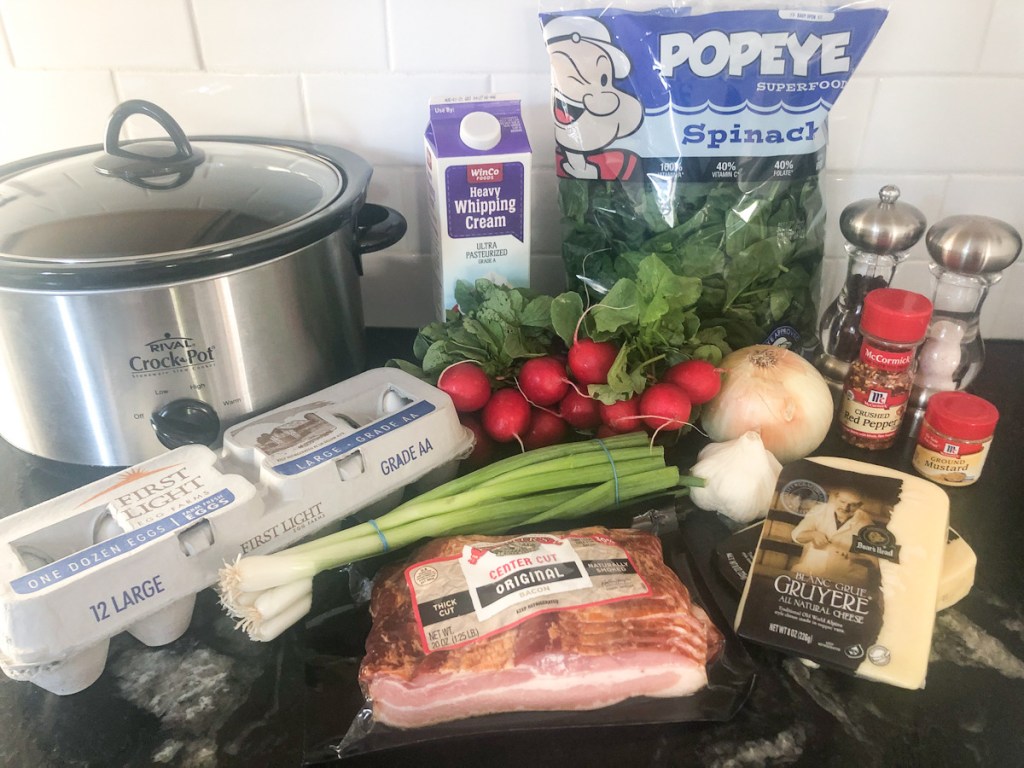 ingredients on a counter