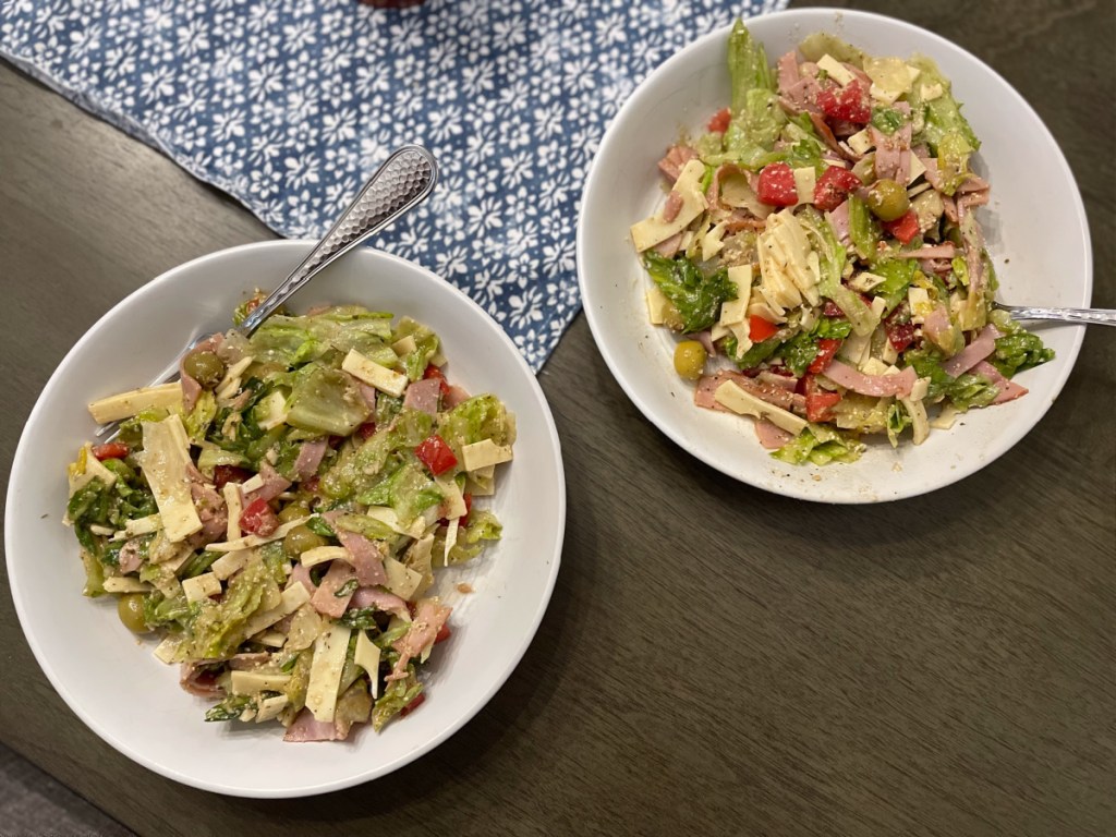 Columbia 1905 salad on two plates